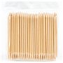 LALILL Bâtonnets en Bois 100 Pièces - Pousse Cuticules - Bâtonnets en Bois Orange pour Manucure, Pédicure - Bâtonnets Manucure s