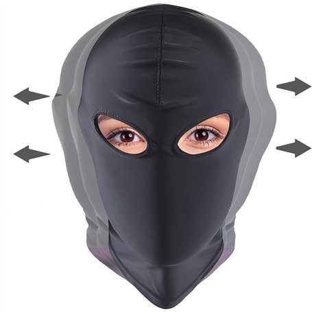Cagoule Bdsm avec 1 trous pour les la bouche S/M spandex noir Jouet Sexualité Couple Jeux Sexuelle Adulte Accessoires Sexualité