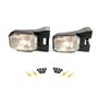 Web Truck Feux de gabarit Feux de gabarit latéraux Feux de position avec support LED blanc 1 set=2 pièces remorque camion carava