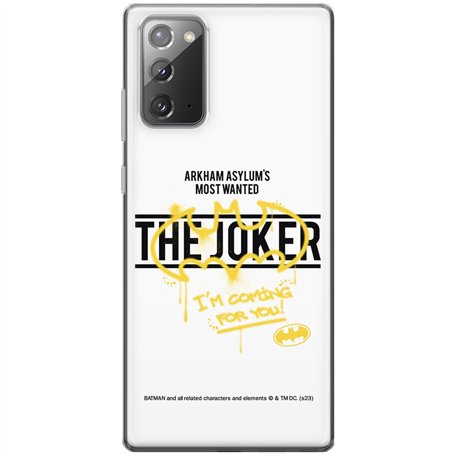 ERT GROUP Coque de téléphone Portable pour Samsung Galaxy Note 20 Original et sous Licence Officielle DC Motif Batman & Joker 00