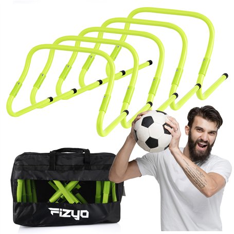 Fizyo Haies d'entraînement réglables Set de 5 pour la Coordination