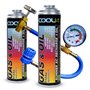 Cool5 Kit complet AC 2 en 1 (2 boîtes 2 en 1 290 g R134a voitures 1995-2016 + tuyau)