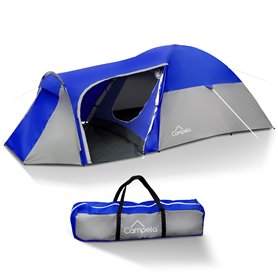 Campela Tente igloo 3 personnes étanche à montage rapide - Tente igloo légère et compacte avec moustiquaire - Tente de camping d