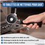 Caffenu Breville & Sage Tablettes de nettoyage pour café 10 x 1,4 g | Tablette nettoyante pour intérieur de votre machine Expres