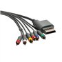 Jerilla Câble Composant AV Compatible avec Xbox 360 Console, Câble Audio Vidéo HD Câble RCA RGB 1080P pour HDTV/Moniteur