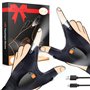 Preciva USB Rechargeable Pêche Gants LED