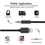 Câble Audio Auxiliaire pour iPhone, [Certifié Apple MFi] Lightning 3,5 mm pour Voiture compatible iPhone 14/13/12 Pro/Xr/Xs/iPad