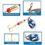 FedMois Lot de 30 Cuillères de Pêche Spinner Leurres pour Perche Brochet Truite Kit d'appâts de Pêche avec Boîte