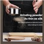 Broyeur Cafe Grain, 300W Moulin à Café Électrique Petit Broyeur Domestique Broyeur Portable Grains De Café Amovible en Acier Ino