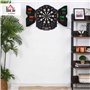 HOMCOM Cible Jeu de fléchettes électronique 27 Jeux jusqu'à 8 Joueurs LED Haut-Parleur Noir