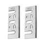 Be In Your Mind Lot de 2 lames de rabot en acier rapide de rechange compatibles avec N556874 DCP580 compatibles avec Makita 1001