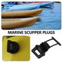 Be In Your Mind 4X Bouchons de Vidange pour Bateau Bouchon de Trou d'eau pour Kayak Bouchon de Trou Conique en Nylon de 19 Mm Pi