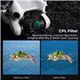 K&F Concept Filtre CPL+ND4&PL+ND8&PL+ND16&PL+ND32&PL+ND64&PL Compatible avec DJI Mini 4 Pro Nano-revêtements Étanche Anti des Ra