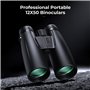 K&F Concept Jumelles Adultes 12 * 50 HD Noir avec Support pour Téléphone Portable et Support de Conversion en Trépied pour Extér