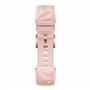 HUAWEI EasyFit 3-18F1 Rose Crystal Pink Fluoroélastomère 23 mm Sangle Résistant à l'eau IP54 Bluetooth pour Smartphone, Tablette