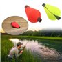 Create idea 20 Pièces Flotteur de Pêche à La Mouche en Mousse Indicateur de Frappe Goutte d'eau Bobber Accessoire Fluorescent Ja