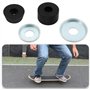 Create idea 1 Jeu de Coussinets de Cylindre de Roulement de Skateboard Dur 95A Compatible avec Indépendants Camions Compatible a