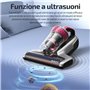 Jimmy WB73 Aspirateur de matelas portable anti-acariens, puissance 600W, avec stérilisation UV et ultrasons, capteur de saleté i