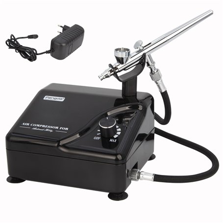 Fengda professionnelle Kit aérographe avec compresseur intelligent FD-207K pour tatouages