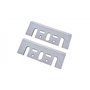 FOXBC Lames de raboteuse en carbure TCT de 3-1/4 pouces 82 mm de remplacement pour Makita N1900B, KP0810, XPK01, DeWalt D26676, 