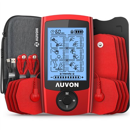 AUVON TENS electrostimulation appareil avec sac en EVA