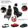 URAQT Housse de Siege Voiture, Léger Protection Siège Auto Amovible Universelle avec 6 Crochets, Antidérapant Protecteur de Sièg