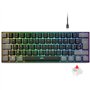 Rii Clavier Gamer Mécanique 60% Compact | Interrupteurs Rouges | RGB Polycouleur Rétroéclairé | 3 Modes sans Fil (Bluetooth 5.0