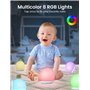 Veilleuse Enfant Rechargeable, Veilleuse Bébé avec Minuterie 1H | Dimmable | Contrôle Toucher | 8 Changements de Lumière | Recha