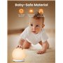 Veilleuse Enfant Rechargeable, Veilleuse Bébé avec Minuterie 1H | Dimmable | Contrôle Toucher | 8 Changements de Lumière | Recha