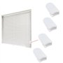 be in your mind 4 Pièces Cordon Poids de Rechange pour Stores Verticaux Enrouleurs Volets de Fenêtre Blanc en Plastique Poignée 
