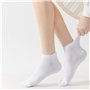Wamicu Chaussettes Basses Femme, 5 Paires Respirant et anti-transpiration Coton Courtes Chaussettes Sport, Para Running Travail 