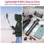Perche à Selfie ULANZI MT-16 avec déclencheur à Distance, Support de téléphone Portable, trépied de Table pour Webcam, Appareil 