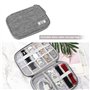 Create idea Sac de Rangement pour Bracelet de Montre Portable Organisateur Étui de Transport Étanche Pochette en Nylon Organisat