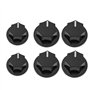 Be In Your Mind 6pcs Boutons Concentriques pour Jazz Bass Compatible avec Alpha Pots Compatible avec Ibanez/ESP Compatible avec