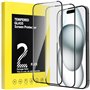 Rikazon Verre Trempé for iPhone 16/15 6