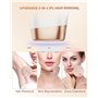 900 Flashs Épilateur Laser IPL avec 9 Niveaux d'énergie Améliorés 3 Fonctions - HR/SC/RA et 2 Mode