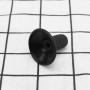 Lot de 2 boutons de joystick - En caoutchouc - Pour fauteuil roulant électrique - Noir