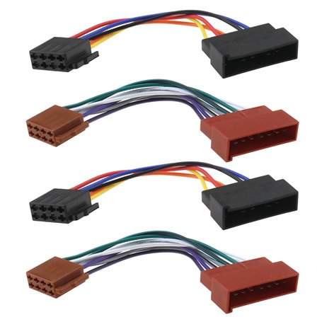 Be In Your Mind 2 Ensemble Connecteur de Câble Adaptateur Faisceau de Câblage Radio ISO Compatible avec Cougar Transit Taurus Si