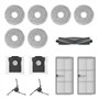 Dreame Kit d'accessoires pour robot X40 Ultra et X40 Ultra complet comprenant 6x chiffons (3 paires)