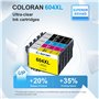 Coloran 604XL Pack de 5 Compatible Cartouche pour Epson XP 2200 pour Epson 604 XL pour Expression Home XP-2200 XP-2205 XP-3205 X