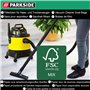 10 Sacs d'aspirateur Parkside - 20 L PNTS 1300 - Coloris Marron 906-05 - Pour aspirateur sec / humide