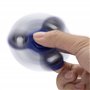 Fidget Spinner Ensemble de 4 jouets à main fidgetspinner avec roulements à billes haute performance toupie anti-stress en bleu, 