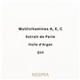 Kedma - Set de Soins Anti-Âge pour la Peau - Sérum et Crème - Q10 et Multivitamines - 50g + 30g
