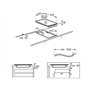 AEG Domino HRB32310CB Plaque de cuisson vitrocéramique autonome 30 cm