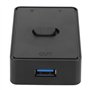 Bidirectionnel 2 en 1 Sortie Voyants LED Sélecteur de Commutateur USB 3.0 Portable Plug and Play pou