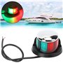 Leopacat Feux De Navigation à Led Pour Bateau, Marine Lampe Des Signalisation Rouge Vert Voyant Signal de Etanche D'avertissemen