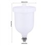 Pot de peinture à alimentation par gravité, connecteur fileté mâle Accessoires d'outils pneumatiques Pot de tasse d'aérographe 6