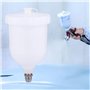 Pot de peinture à alimentation par gravité, connecteur fileté mâle Accessoires d'outils pneumatiques Pot de tasse d'aérographe 6