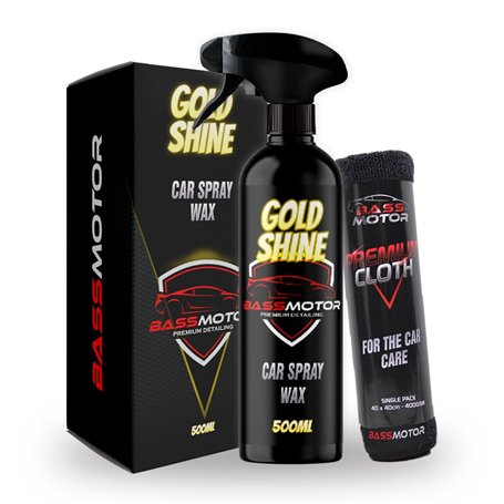 BassMotor Cire Liquide Rapide pour Voiture Moto Brillant Effet Miroir Hydrofuge Brillant avec Spray Liquide Extérieur Cirage - G