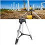 Trépied de Niveau Laser,Trépied en Aluminium à Hauteur Extensible avec Niveau à Bulle, Pieds Pliables,Pieds Antidérapants Suppor